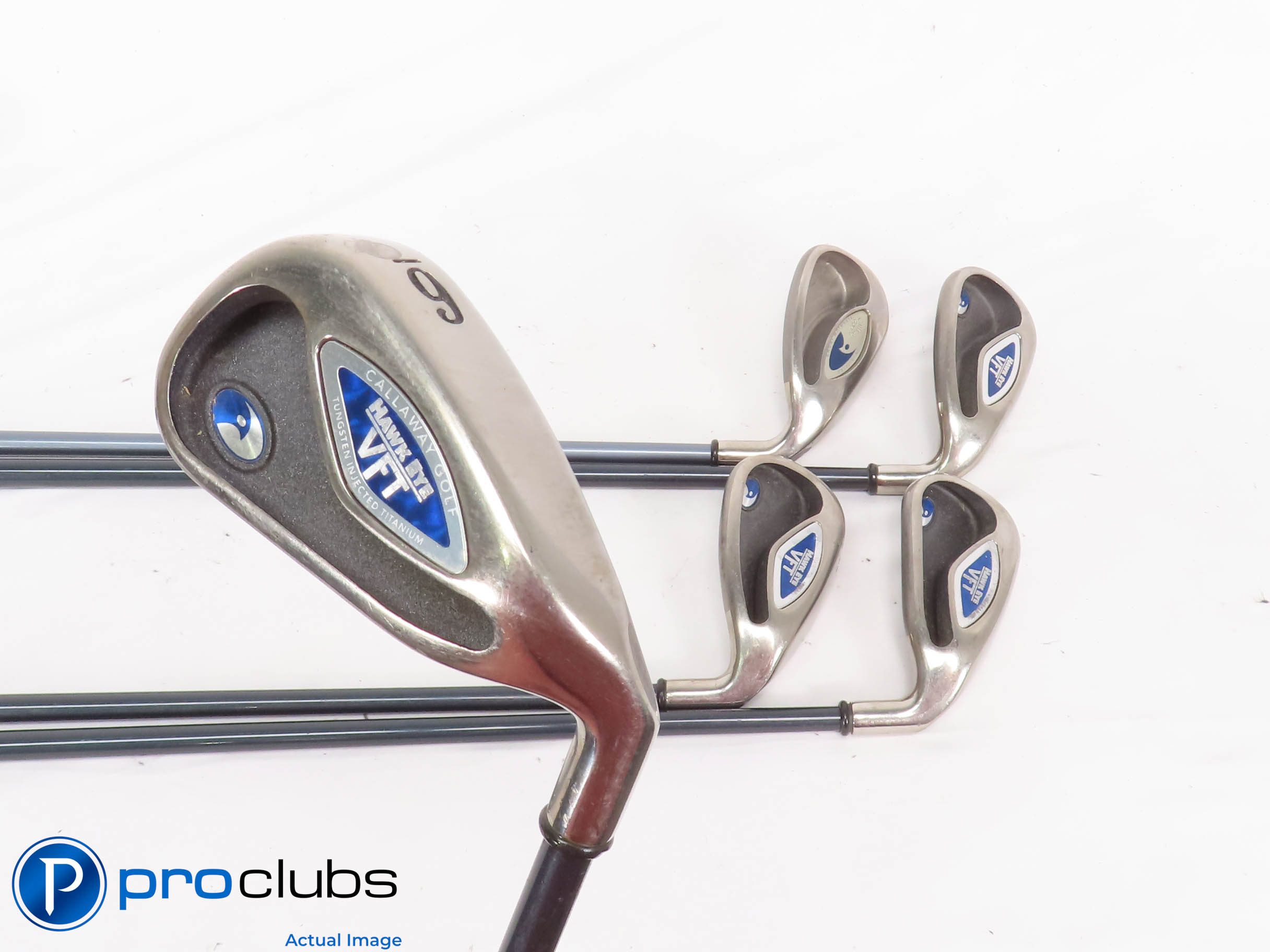 Callaway HAWK EYE VFT 6,7,8,PW,AW IRON SET Senior Flex Graph (NO 9